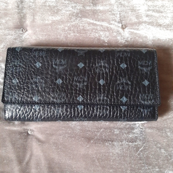 MCM Handbags - Black MCM Wallet- 100% Authentic